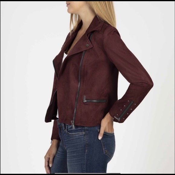Kut From the Kloth Eveline Vegan Suede Moto Jacket - Picture 2 of 7